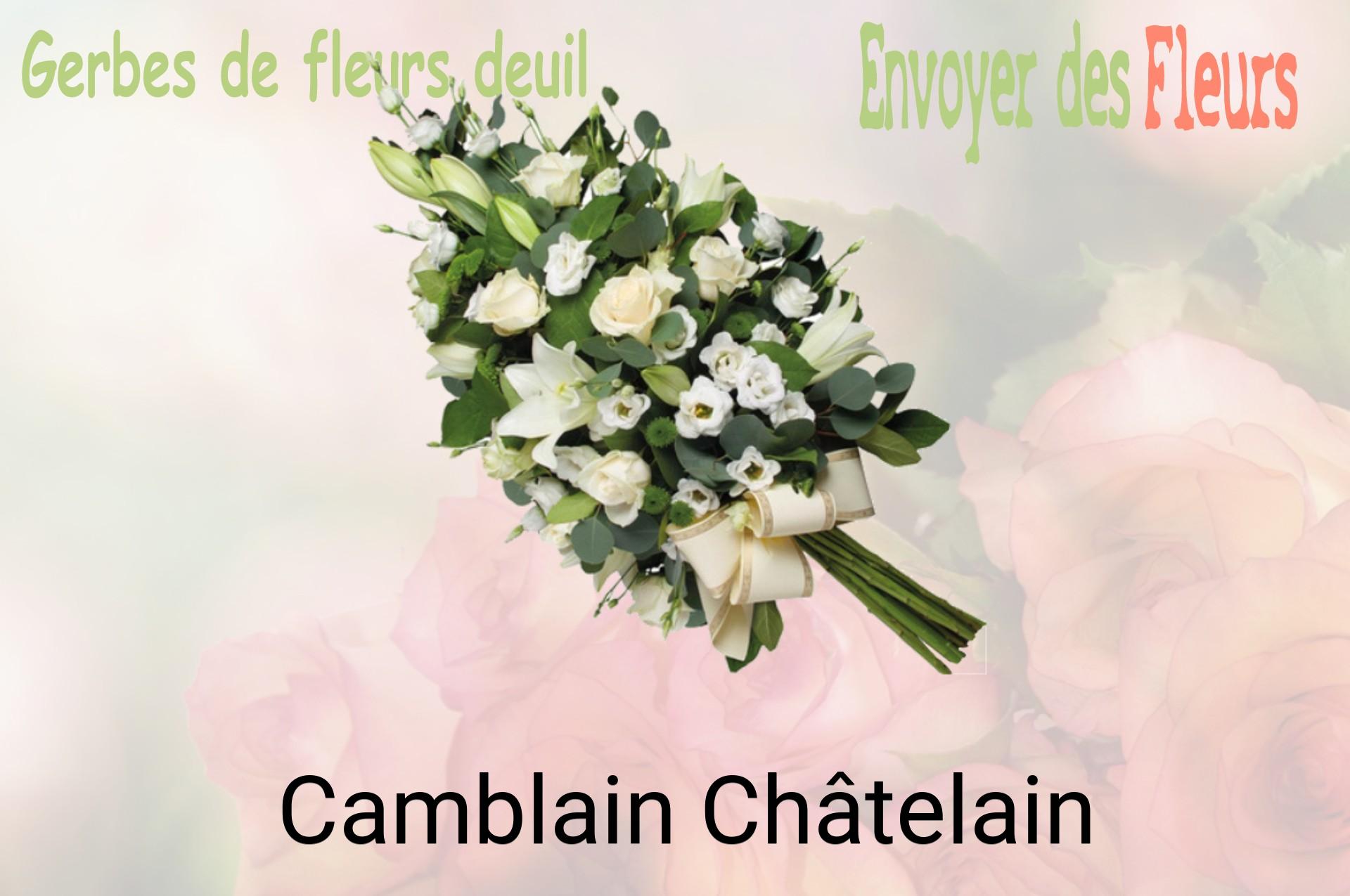 Gerbe de fleurs de deuil livrée à Camblain-Châtelain